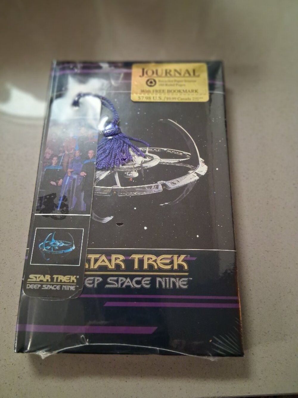 Vintage 1993 Star Trek: Deep Space Nine Journal With Bookmark